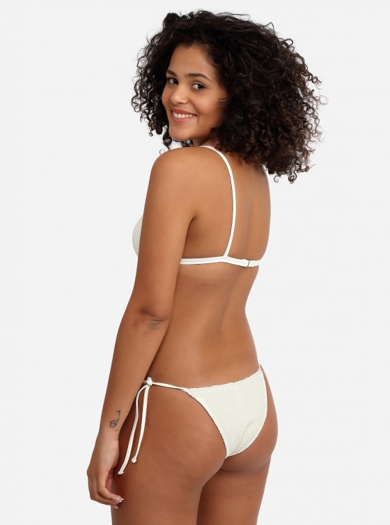 Scrunch Triangle Bikini In Ivory Free Society Free Society