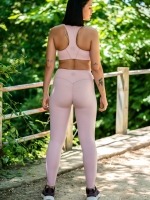 Free Society - Ruched Back Leggings in Blush 2 Thumb