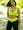 V-neck Sport Bra in Lime