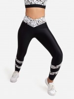 Free Society - Bla Bla Cross Band Leggings 3 Thumb