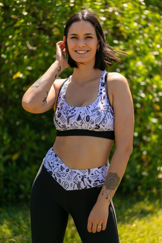 Free Society - Bla Bla Sport Bra 1