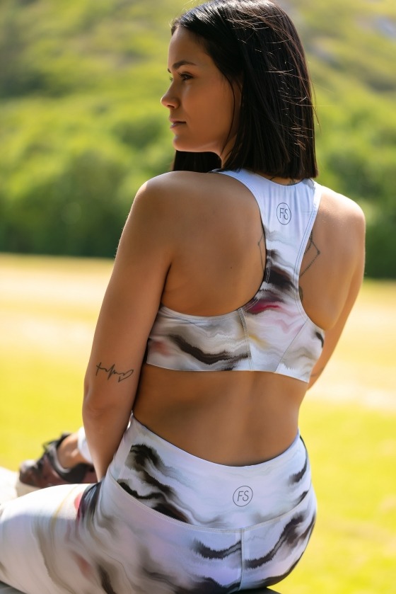 Free Society - Marble Sport Bra 4