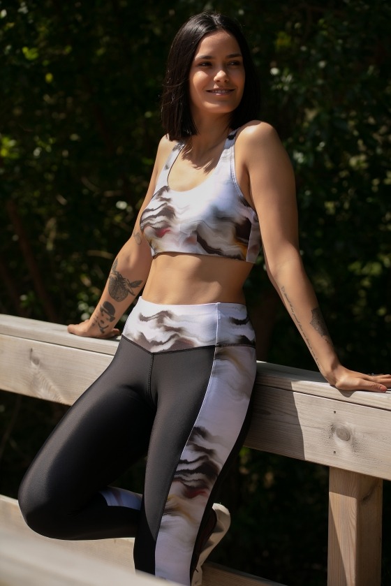 Free Society - Marble Contrast Leggings 2