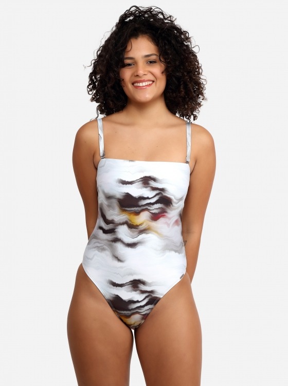 Free Society - Marble Eco Bandeau Swimsuit 2