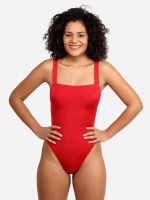 Free Society - Metalic Red Swimsuit 1 Thumb