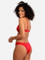 Free Society - Metalic Red Under Wire Ring Bikini 3 Thumb