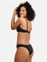 Free Society - Metalic Black Under Wire Ring Bikini 3 Thumb