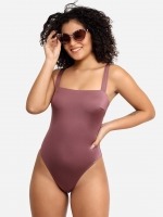 Free Society - Plum Square Neck Swimsuit 1 Thumb