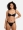 Metalic Black Under Wire Ring Bikini