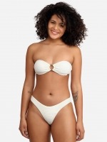 Free Society - Scrunch Bandeau Bikini in Ivory 1 Thumb