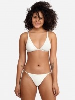 Free Society - Scrunch Triangle Bikini in Ivory 1 Thumb