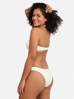 Free Society - Scrunch Bandeau Bikini in Ivory 3 Thumb