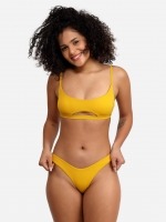 Free Society - Cut Out Bralette Bikini in Saffron 1 Thumb