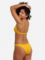 Free Society - Cut Out Bralette Bikini in Saffron 3 Thumb