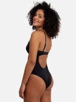 Free Society - Cut Out Swimsuit in Black 2 Thumb