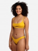 Free Society - Cut Out Bralette Bikini in Saffron 2 Thumb