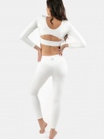 Free Society - Mila Leggings in Ecru 7 Thumb