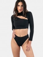 Free Society - Taylor Rash Guard in Black 1 Thumb