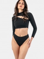 Free Society - Alice High Waist Bottom in Black 1 Thumb