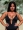 Plunge Swimsuit in Shiny Black