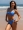 Underwire Halter Top in Shiny Cobalt