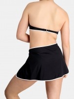 Free Society - Contrast Mini Skirt in Black 4 Thumb