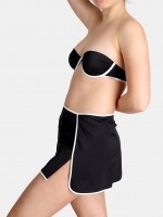 Free Society - Contrast Mini Skirt in Black 2 Thumb