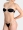 Contrast Monowire Halter Bikini in Black