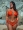Crinkle Multiway Triangle Bikini in Orange