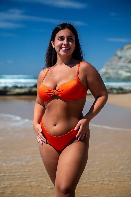 Free Society - Underwire Bikini in Shiny Rust 3