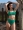 Crop Bikini in Scrunch Green
