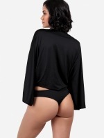 Free Society - Knot Crop Kimono 3 Thumb