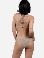Free Society - Smocked Triangle Bikini 4 Thumb