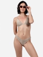 Free Society - Smocked Triangle Bikini 3 Thumb