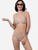 Free Society - Smocked Triangle Bikini 2 Thumb