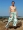 White Palm Trousers